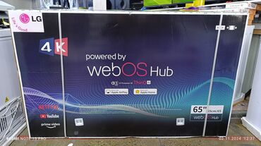 телевизор арзан: Телевизор LG 65', ThinQ AI, WebOS 5.0, Al Sound, Ultra Surround