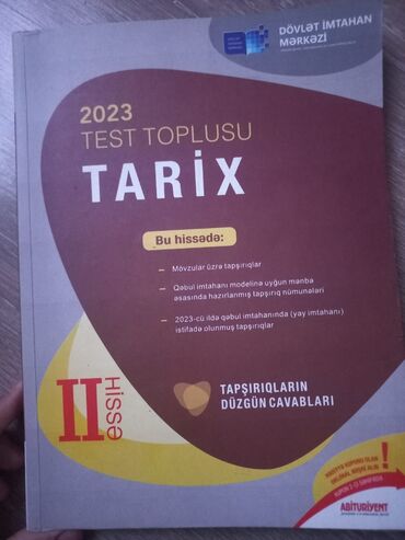 taim test toplusu pdf yukle: Azərbaycan Tarixi Testlər 11-ci sinif, DİM, 2-ci hissə, 2023 il