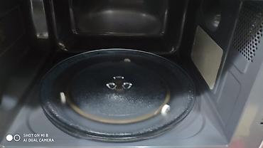 Mikrodalğalı sobalar: Mikrodalğalı soba Sharp, Ayrıca dayanan, Mikrodalğalar ilə, rəng - Boz, Yeni — 7