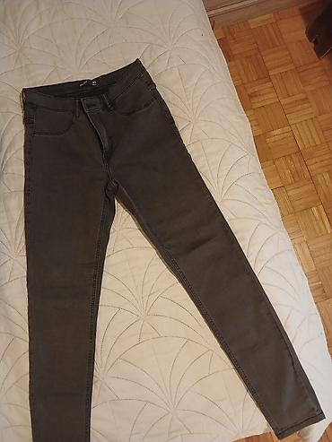 solid 2 0 heets: Ženske skinny farmerke – tamno siva/ugljen siva - Model: uski kroj — 1