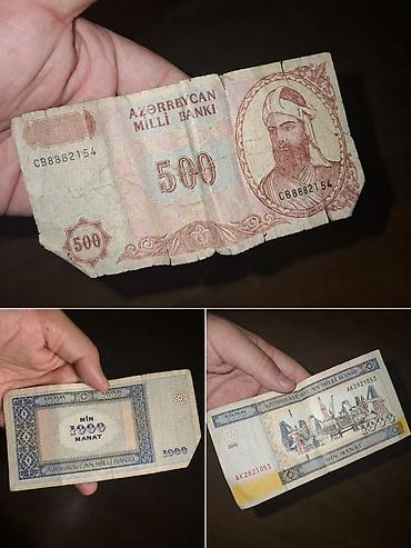 Kolleksiyaçılar üçün köhnə Azərbaycan manatları. - Azərbaycan Milli