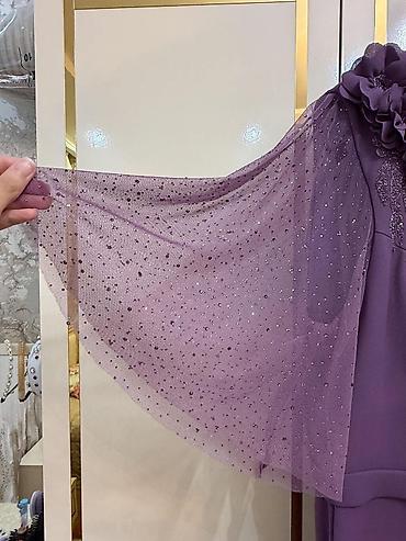 Женская одежда: Bənövşəyi rəngdə, uzun ziyafət/libas. Anam Bakide Caspian Mall'da elde — 3
