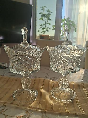 Məhsul: Şüşə/qədər qablar dəsti (2 ədəd) - Material: qalın şüşə lalafo.az -da Məhsul: Şüşə/qədər qablar dəsti (2 ədəd) - Material: qalın şüşə