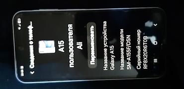samsung a35: Samsung Galaxy A15 (модель SM-A155F/DSN), белый - Экран: безрамочный — 2