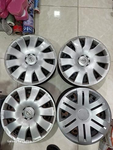 pajero mini: Məhsul: 4 ədəd polad disk və 4 ədəd dekorativ qapaq dəsti catsız — 2
