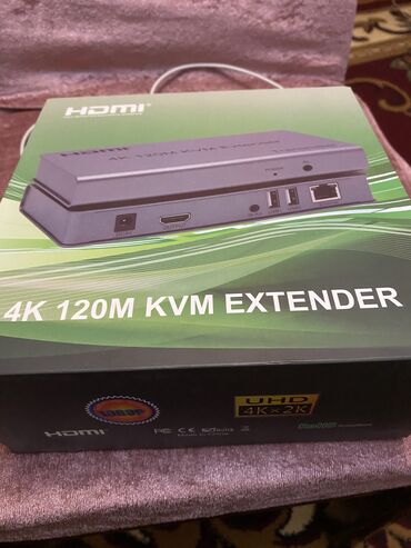 Modemlər və şəbəkə avadanlıqları: Extender. 120 m. Təzədir. Hdmi klavye miska. dəstəkləyir