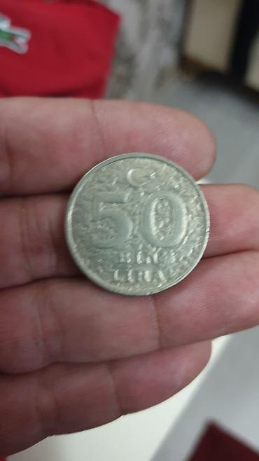 ağ baliq: Məhsul: 50 Lira sikkə (Türkiyə), 1998 Təsvir: - Növ: Dövriyyə — 1