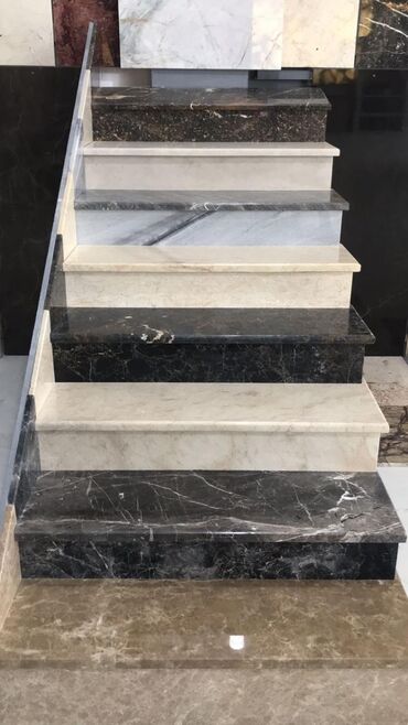 Mərmər: Mərmər pilləkənlər və üzlüklər – dizayn və montaj - Təbii mərmərdən — 9