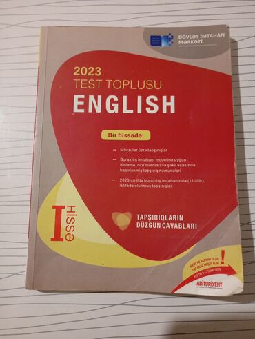 1 ci sinif elifba kitabi: İngilis dili 11-ci sinif, 2023 il, Ünvandan götürmə