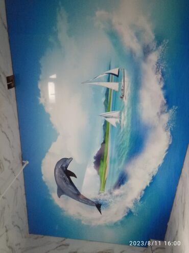 Натяжной потолок: Натяжной потолок Глянцевое, Матовое, 3D потолки Монтаж, Гарантия, Демонтаж at lalafo.kg — 8 Натяжной потолок: Натяжной потолок Глянцевое, Матовое, 3D потолки Монтаж, Гарантия, Демонтаж — 8