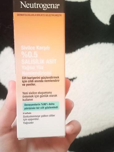 deri plas: Üz kremi, Neutrogena, Akneyə meyilli dəri üçün, 50 ml, İşlənmiş, Ünvandan götürmə — 1