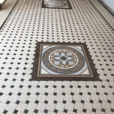 Plitə işləri: Hər növ Kermoqranitlərin vurulması — 8