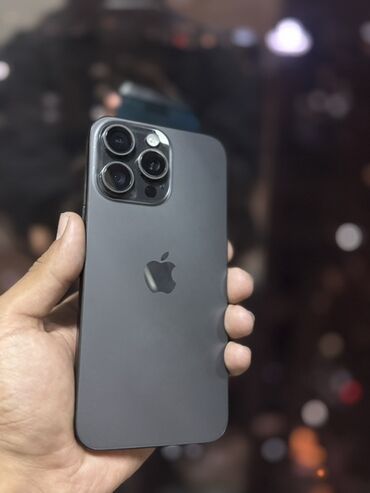 компьютеры айфон: IPhone 15 Pro, Колдонулган, 256 ГБ, Black Titanium, Каптама, 88 %
