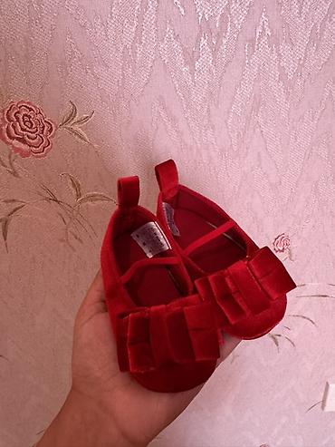 Rəng - Qırmızı Baletkalar, Ölçü: 19, Qız üçün