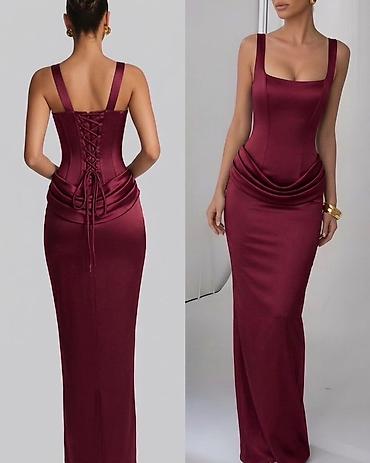 imari corset: 🔥Svečana duga haljina od satena sa korsetnim efektom
✅S M L
3400 din — 2