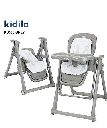 masın oyunları: Kidilo KD305 Grey uşaq yemək stulu - 2-si 1-də funksionallıq: həm — 1