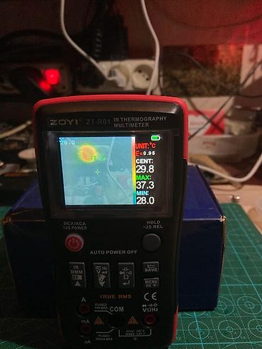 clima termo: ZOYI ZT-R01 IR Thermography Multimeter - IR termoqrafiya funksiyası — 1