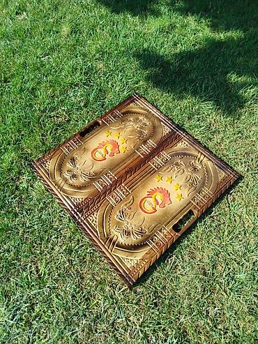 Nərdlər: Taxta Nərd-Taxta (Backgammon) dəsti - Material: keyfiyyətli ağac — 7