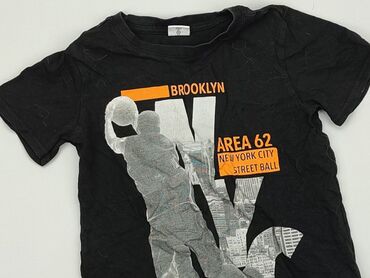 koszula slim fit czarna: Koszulka, 10 lat, 134-140 cm, stan - Dobry