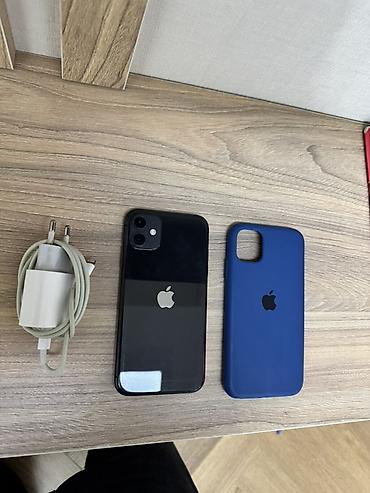 telefon 2 el satis: IPhone 11, 64 GB, Qara, Face ID — 1