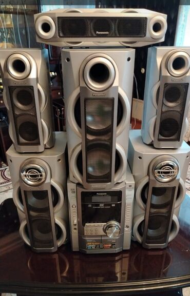 Tavalar: Panasonic SA-VK81D DVD Stereo System – tam komplekt ev kinoteatrı və