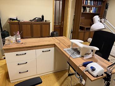 стол для маникюра купить: Угловой стол, С выдвижными ящиками, С полками, Ламинат текстурный, Нет кредита — 2