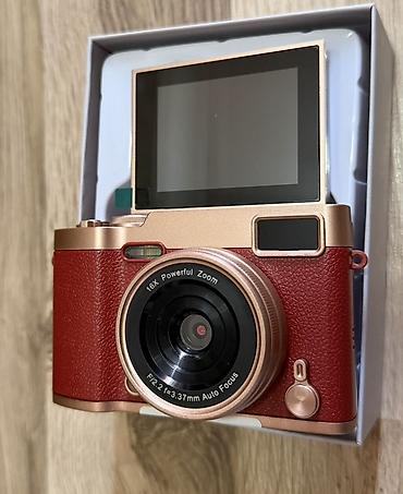 nlt plus electronics: Yenidir Rəngli rəqəmsal fotoaparat – qırmızı/qızılı gövdə — 1