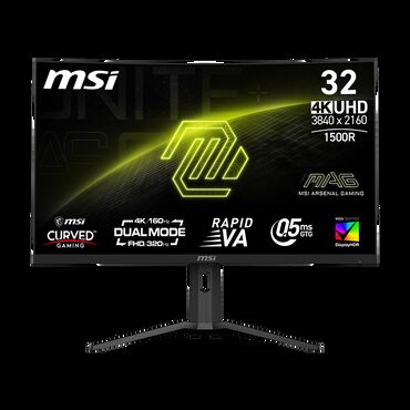 asus monitor: MSI 321CUPDF 32 inch 4K ✅ Vəziyyət: Tamamilə yeni ✅ Model: MSI MAG