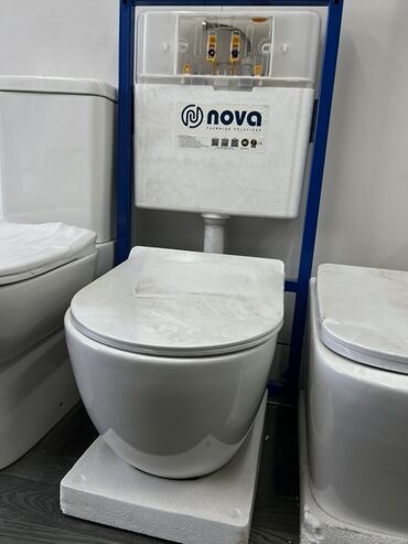отопления центральный: Подвесной унитаз с инсталляцией NOVA - Комплект: керамическая чаша