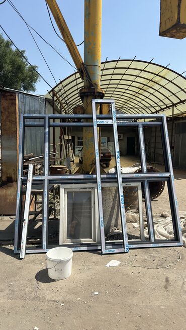 Алюминиевые окна на заказ: Алюминиевое окно на заказ, Тип окна: Форточка, Балконные, Витражные, Бесплатная установка, В рассрочку — 6