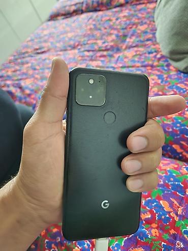 камера вид: Google Pixel 5, Б/у, 128 ГБ, цвет - Черный — 6