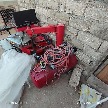 Оборудование для бизнеса: Təkər Balans aparati kompressor təkər açan danqrat slanqlari 2 eded — 9