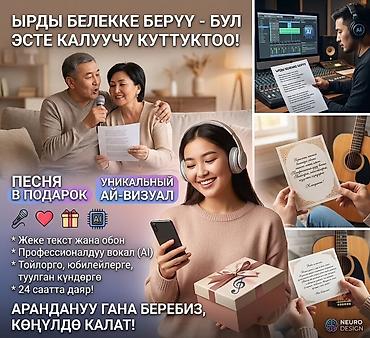 оригинальный подарок: Индивидуальная песня в подарок + уникальный AI-визуал - Личный текст — 1