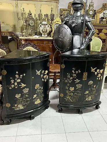 thonet stolice prodajem: Stilske ugaone komode (2 komada) - Stara Kina - RUČNI RAD 🪑✨ Dobro — 9