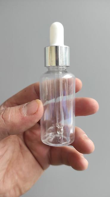 Balonlar, bankalar: Damcı pipetli şüşə və plastik flakonlar Məhsul təsviri: - Həcm: 30 ml — 11