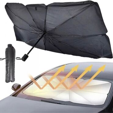 авто зонт: Цвет - Черный, Новый, Платная доставка
