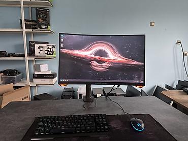 Мониторы: Монитор, AOC, Б/у, LED, 27" - 28" — 6