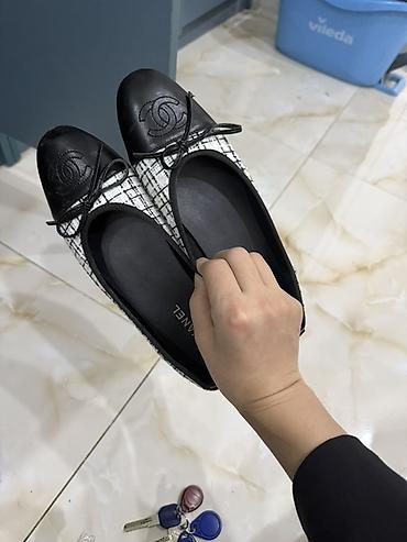 👠 Продаю красивые кожаные балетки Chanel! Покупала в магазине за 3800