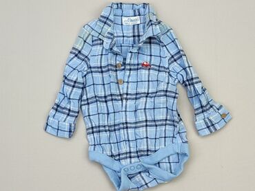 koszula w kratę cropp: Body, So cute, 3-6 m, 
stan - Dobry