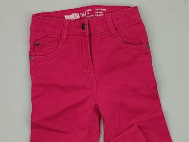 baggy jeans czarne: Spodnie jeansowe, Lupilu, 5-6 lat, 116, stan - Dobry