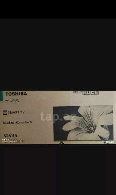 smart tv azerbaycan kanallari: Yeni Televizor Toshiba 32" Ünvandan götürmə