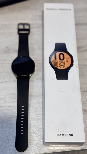 apple watch 4 бу: Смарт- часы Samsung Galaxy Watch4 44mm Родная коробка + зарядка