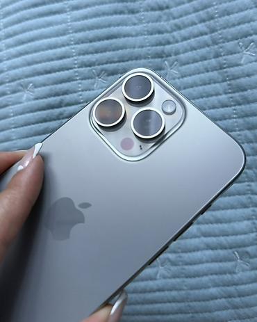 iphone 4: IPhone 15 Pro Max, Б/у, 256 ГБ, Natural Titanium, Кабель, Коробка, 87 % — 1