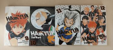 Velosiped ehtiyyat hissələri: Haikyuu!! manqa seriyasından 9-cu, 10-cu, 11-ci və 12-ci cildlər. Turk