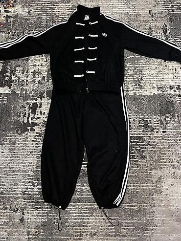 adidas куртки: Черный спортивный костюм adidas Originals - Комплект: олимпийка на — 1