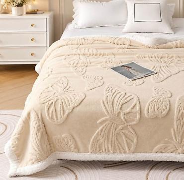 blankets: Mekana dekorativna ćebad/prekirvač za krevet sa reljefnim motivom — 2