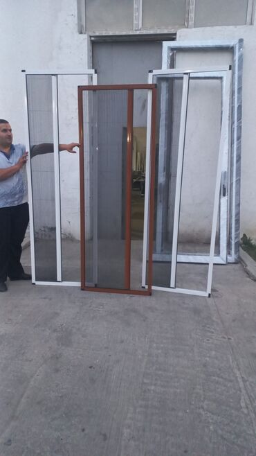 Ağcaqanad torları: Ağcaqanad sətkası. Siyirməli. Papiçnan. Qapı üçün pətləli — 2