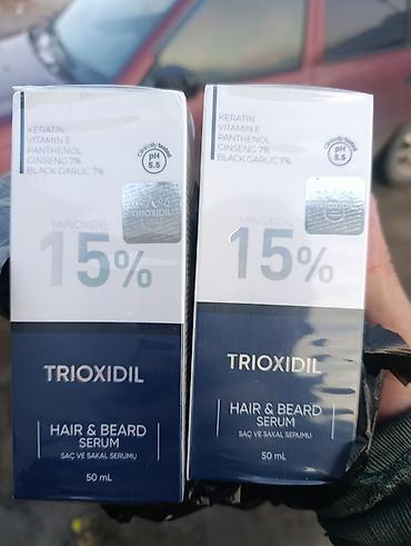 женьшен: Сыворотка для роста волос и бороды TRIOXIDIL Minoxidil 15% - Формат — 4