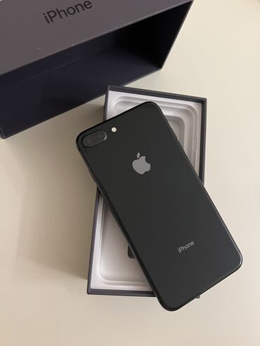 Apple iPhone: IPhone 8 Plus, 64 ГБ, Space Gray, Отпечаток пальца