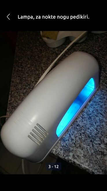 UV i LED lampe za nokte: Lampa za nokte nogu. Pedikir — 10